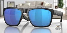 COSTA DEL MAR 6S9050 905001 Paunch Xl Black Blue Polarized 59 Men's Sunglasses