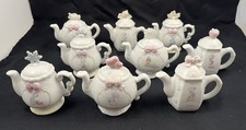 Enesco PRECIOUS MOMENTS Mini Teapot Choose Your Month 10 EACH