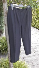 Damen Hose von Gaby Mersmann - Gr. XL / 50 - schwarz - aus Trevira & Schurwolle