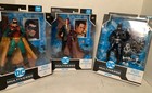 McFarlane DC Multiverse Batman Robin Two Face Build A Figure Nightmare Bat Lot