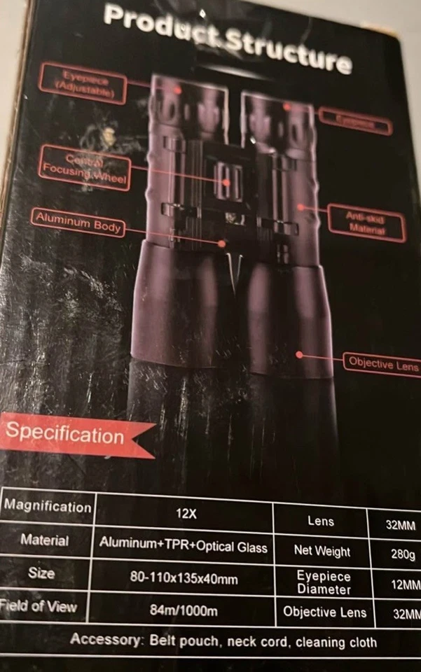Binoculars 12x 32 HD - Image 3 of 3