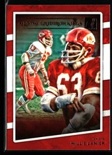 Willie Lanier 2020 Donruss #ATGK-WL All-Time Gridiron Kings Kansas City Chiefs