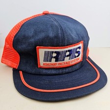 Vintage USA MADE RPS Roadway Package System Patch Trucker Hat Snapback Cap