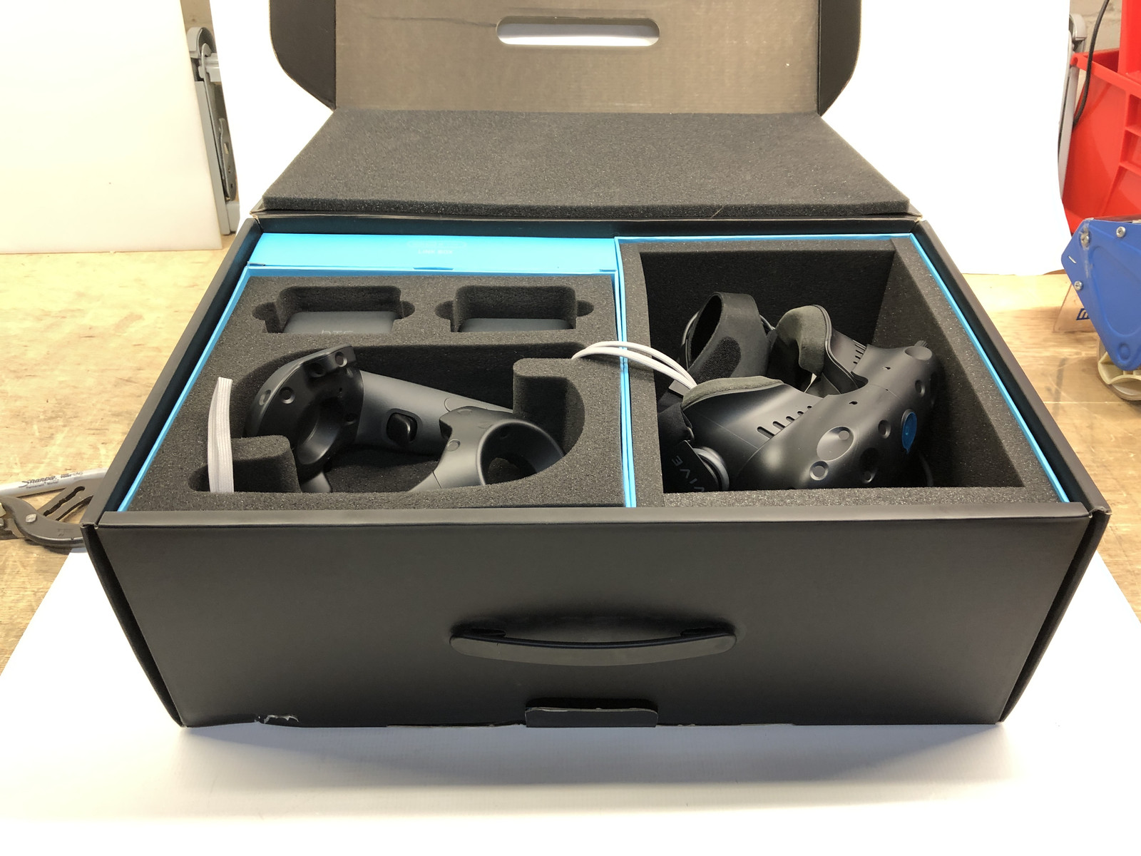 HTC Vive VR Headset with Hand Controllers and Base Station Hub-image