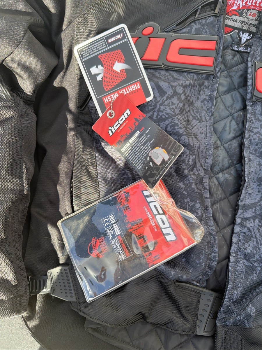 Icon Moto Motorcycle Biker Jacket Leather contra Redeemer Jacket Icon Moto Motorcycle Biker Jacket Leather contra Redeemer Jacket