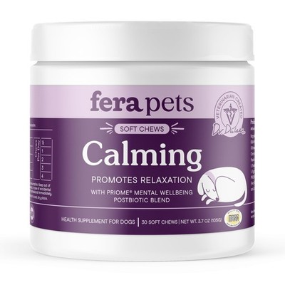 Fera Pets Dog Calming Chews - Anxiety Relief Support - Promotes Relaxation - ...