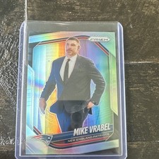 2025 Panini Prizm Mike Vrabel #110 Parallel New England Patriots NFL Football