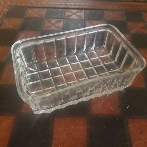 Mini padella vintage GLASBAKE "BETTY JANE'S" BAMBINO - vetro trasparente anni '40 - Foto 2 di 6