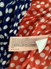 JUICY COUTURE $58 POLKA DOT OBLONG SCARF SIREN TWILIGHT ANGEL red white blue S — photo 4