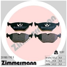 Satz Bremsbeläge Bremsklötze hinten für BMW 3-er E36 Z3 | 24201887