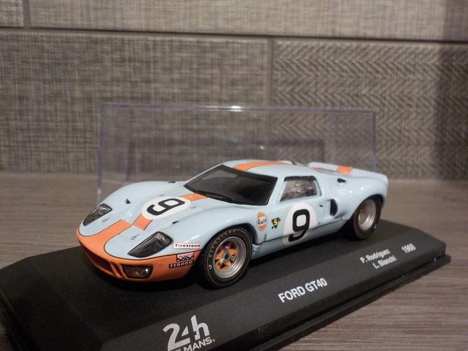 1/43 Le Mans - модель автомобилей двойной набор - Gulf Mirage Gr8 / Ford GT40 1975 /1968 - Изображение 3 из 4