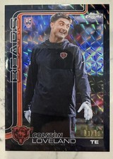 2025 Topps Chrome - Image Variation Colston Loveland #345 Black Geometric /10