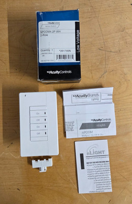 Acuity Controls ~ NPODMA 2P WH ~ #2617WN nLight Low Voltage ~ (w)