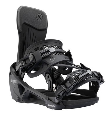 2026 Nidecker LT SuperMatic Drop In Snowboard Bindings Black Large