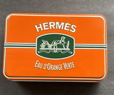 Hermes Eau D’Orange Verte Tin Travel Case Only - Excellent!