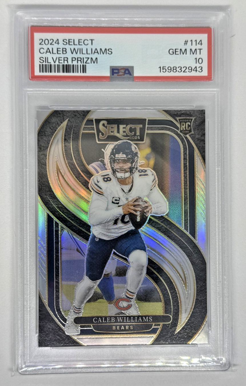 2024 Select Caleb Williams #114 Silver Prizm Rookie - PSA 10