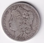 1890 O Morgan Silver Dollar 1$ Coin 90% Silver #953