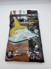 HAAN MF-2P Multilayer Ultra Microfiber Cleaning Pads 2pk Steam Mop Sweep Pink