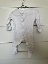 Bundle Of 5 White Tiny Baby Rompers Excellent Condition George Asda
