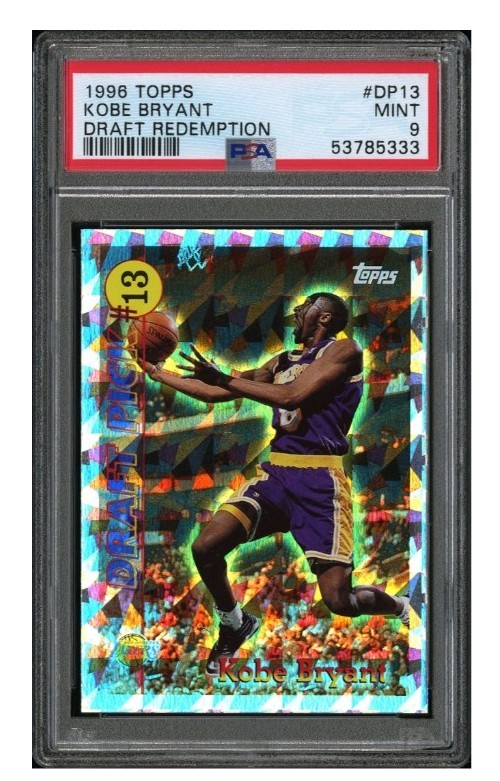 1996-97 Topps Draft Redemption #DP13 Kobe Bryant RC Rookie PSA 9 MINT