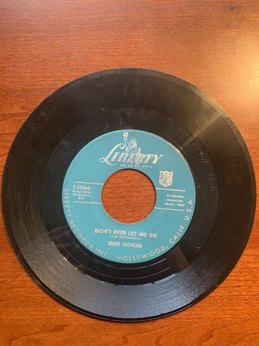 Eddie Cochran 45 - C'mon Everybody, Don't Ever Let Me Go | eBay