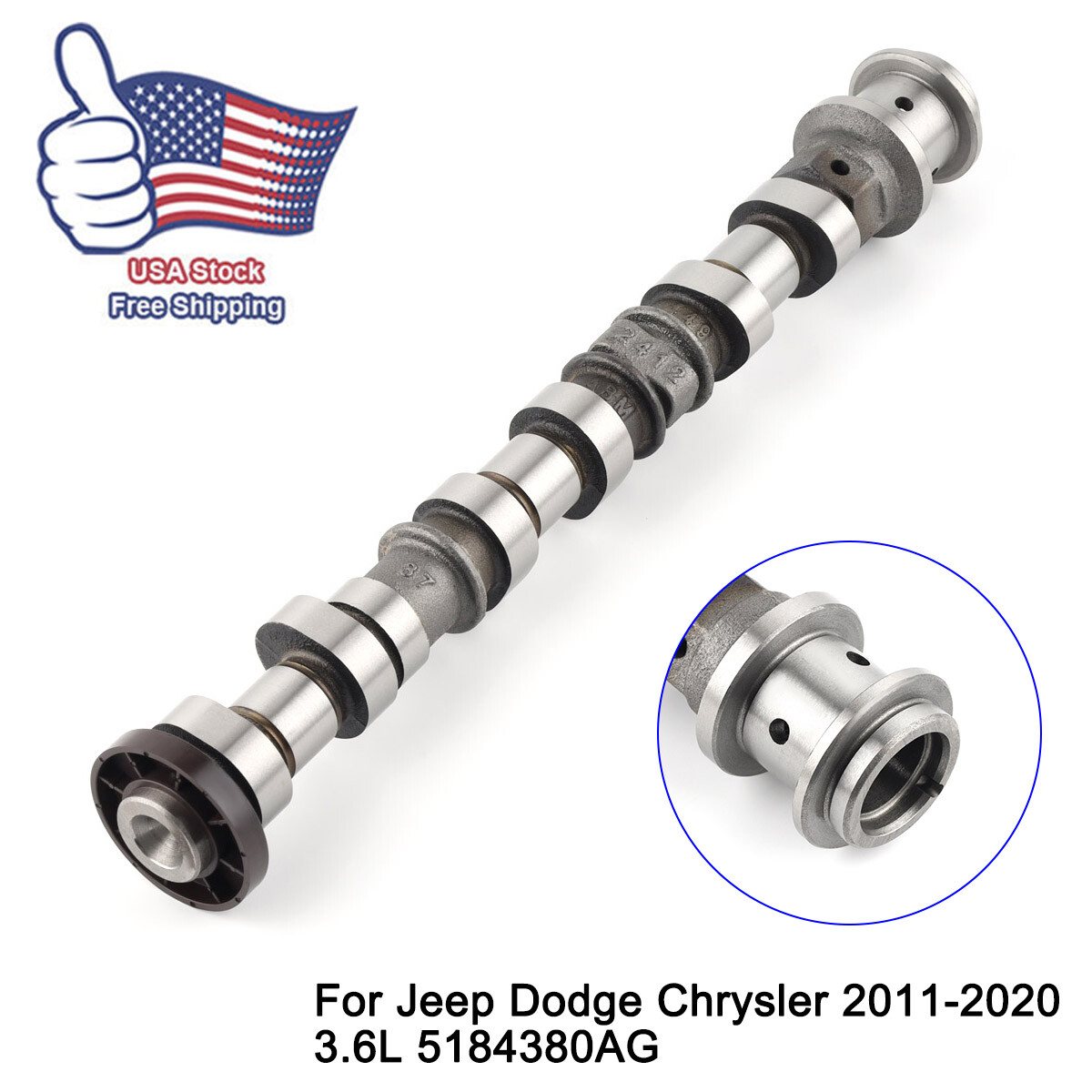 Left Right Side Intake Camshaft for 20112020 Jeep Dodge Chrysler Ram