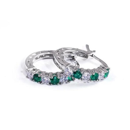 925 Sterling Silver plated Hoop Earrings Jewellery Women Girls Gift UK - Picture 5 of 18