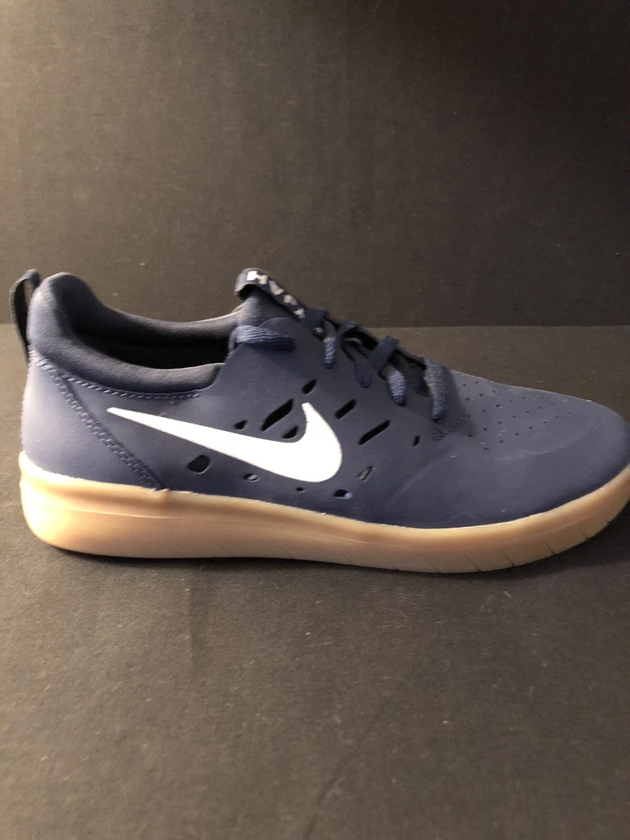 SB Nyjah Free Navy Gum Skateboarding Shoe Size 5.5 GS Kids New AA4272-401 | eBay