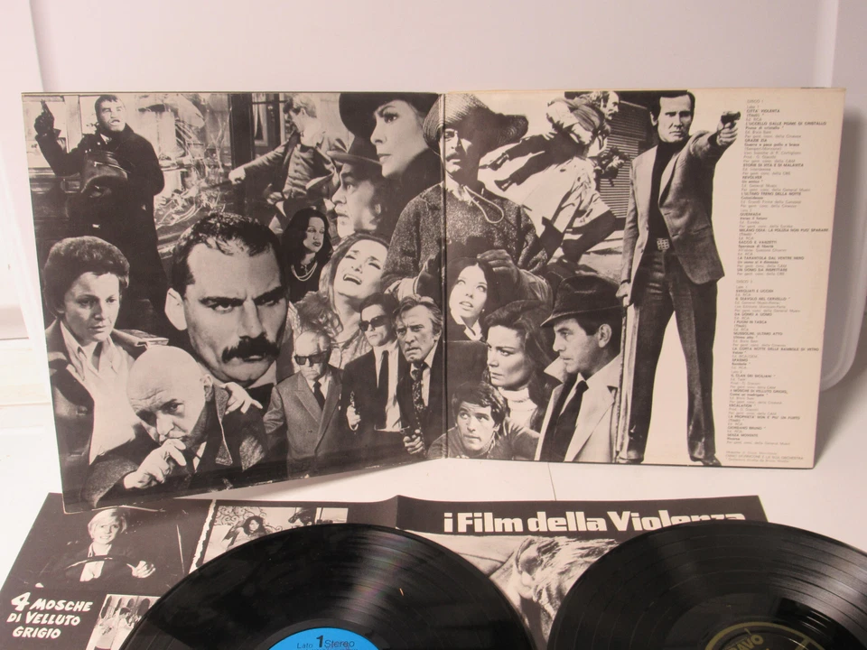 ENNIO MORRICONE I FILM DELLA VIOLENZA VINYL LP RECORD **MISSING ONE** + FREE - Image 4 of 4