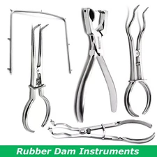 Dental Rubber Dam Endo Kit – Brinker Clamps, Brewer Forceps, Ivory Stoke Plier