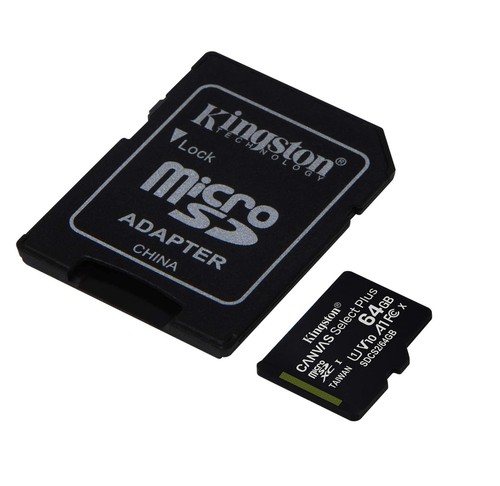Kingston Canvas Select Plus SDCS2/64GB Scheda MicroSD Con Adattatore SD 64 GB - Foto 4 di 4