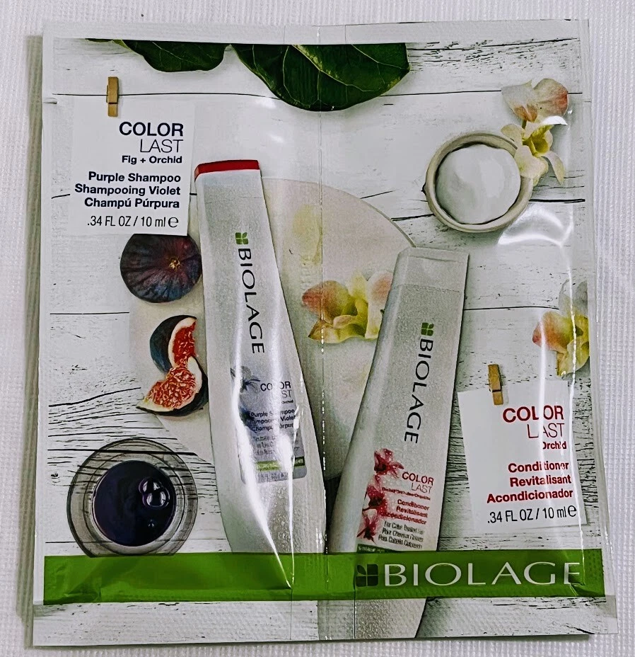 54 Matrix Biolage Shampoo & Conditioner Duo .34oz Purple Color Last Travel ✨ - Image 2 of 4