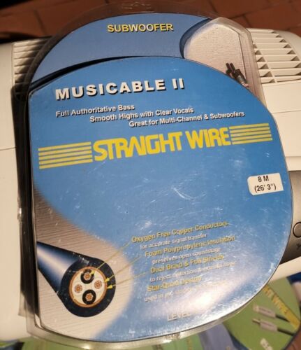 Straightwire Musicable II  8 meter Subwoofer cable - Picture 1 of 3