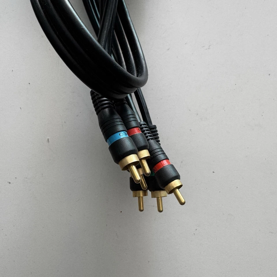 CABLE DE VIDEO COMPONENTE 5 PIES CON AUDIO 3 RCA ROJO VERDE AZUL RGB para HDTV DVD VCR Foto 2 de 3