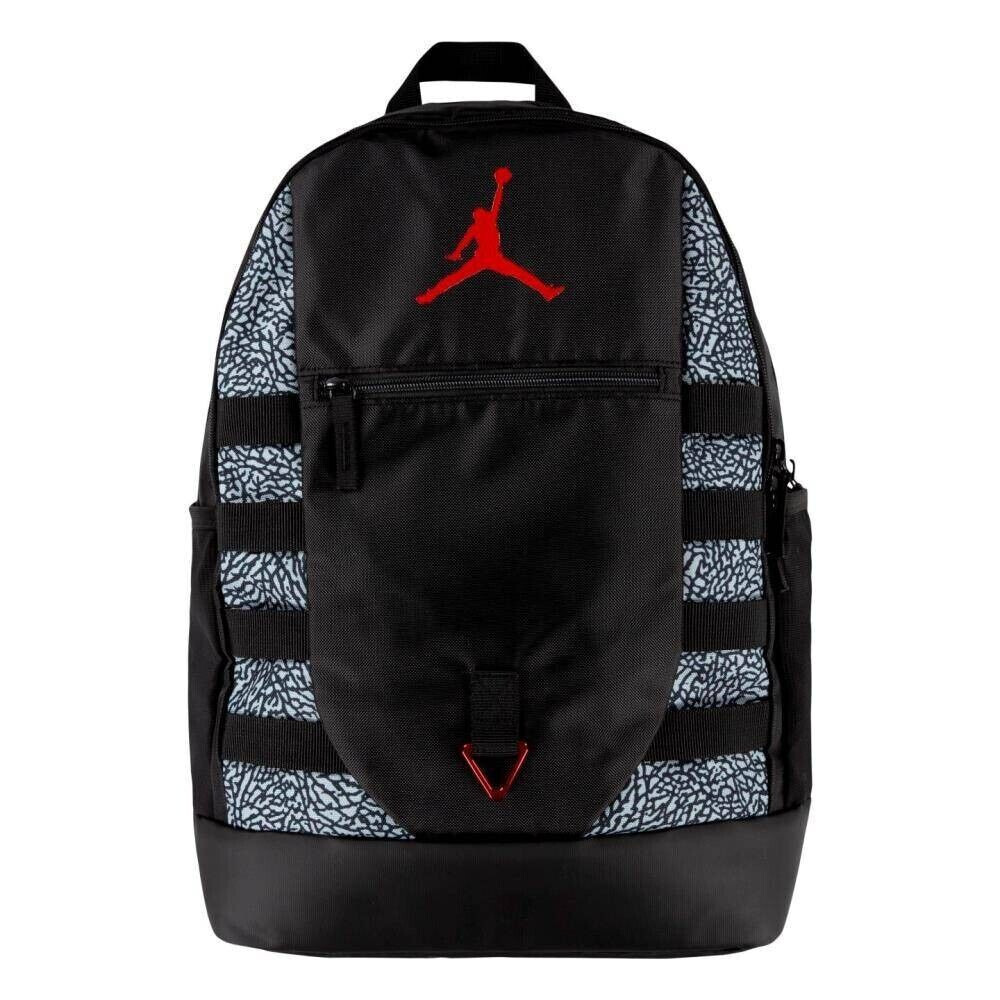 Nike Air Jordan Sport Backpack Black Red White Elephant Print