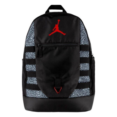 Nike Air Jordan Sport Backpack Black Red White Elephant Print
