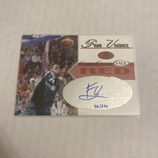 2005 Sage Hit Fran Vazquez Prospect Auto Autograph Red #56/270
