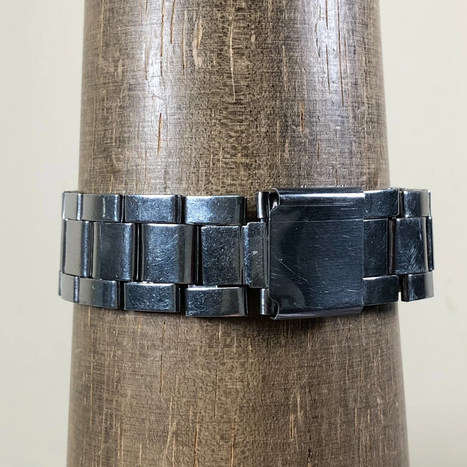 Jack Daniels Men Old No.7 Tennessee Whiskey Silver Tone Quartz 38mm Watch 7 1/2" - Image 4 of 4