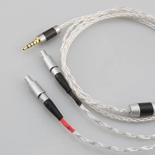 8-adriges 7N OCC versilbertes Kopfhörer Upgrade-Kabel für HD800 HD800S HD820 Headset - Bild 5 von 6