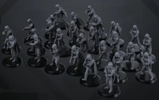 Star Wars Legion Stormtroopers EXPANSION Proxy Models 3d Printed