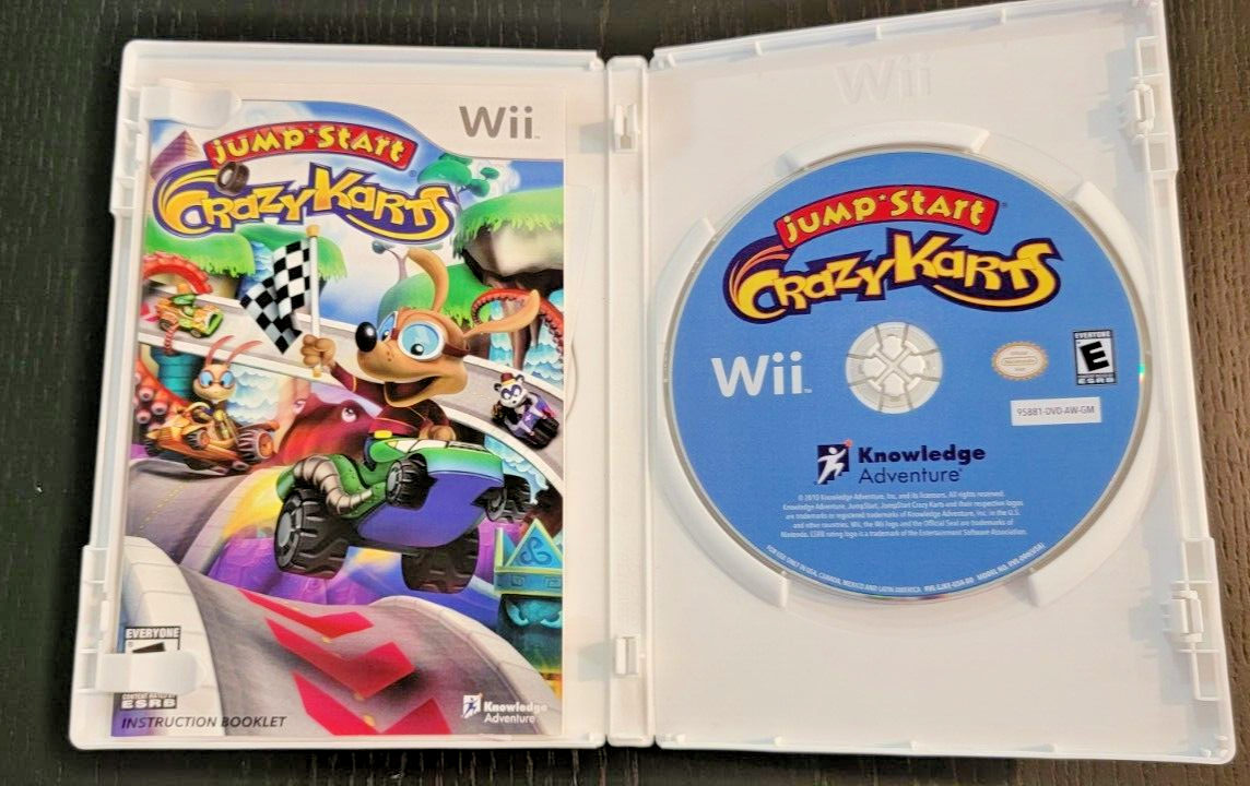任天堂　Wii Jump Start Crazy Karts Nintendo Wii Video Game Complete