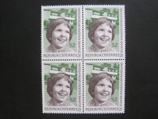 Austria MiNr. 1304 Block of Four Mint Stamps (GB 1467)