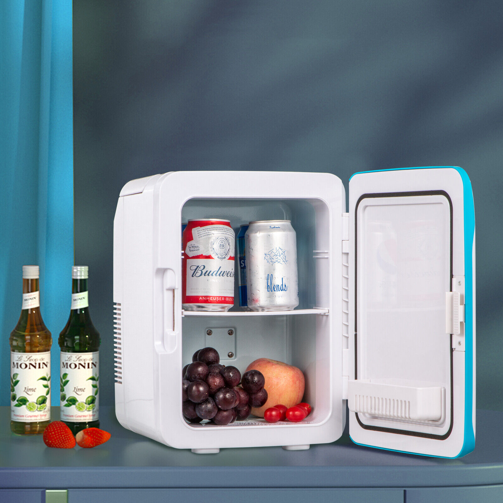 VEVOR Mini Kühlschrank Minibar Kühlschrank 10L Kühl- und Heizfunktion  Tragbar