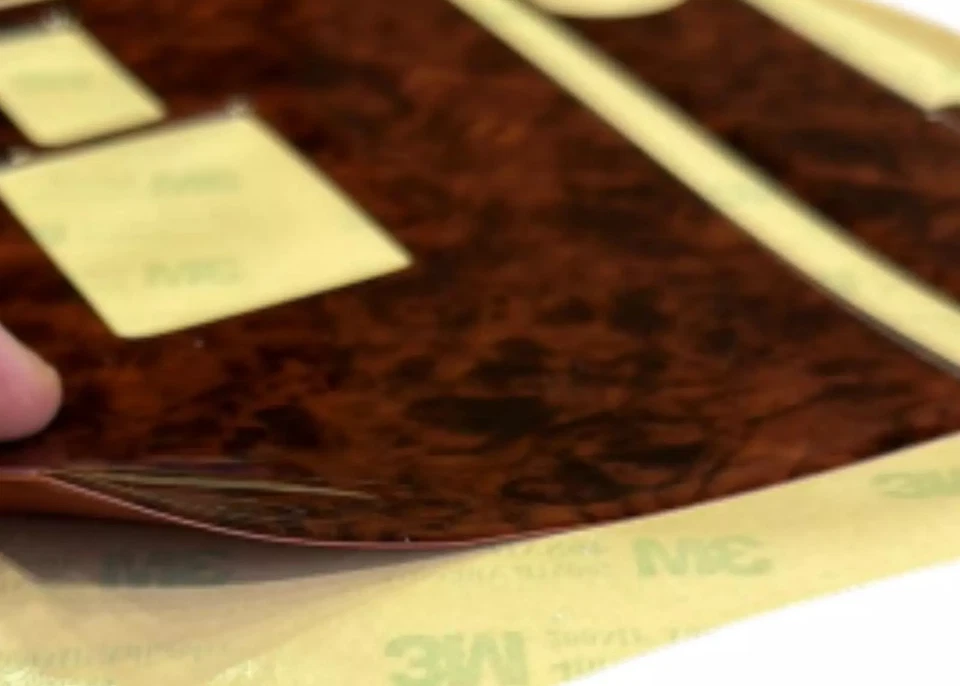 Kit de molduras de tablero de aspecto de madera para panel interior automático Renault Megane 2 2003-2009 Foto 4 de 4