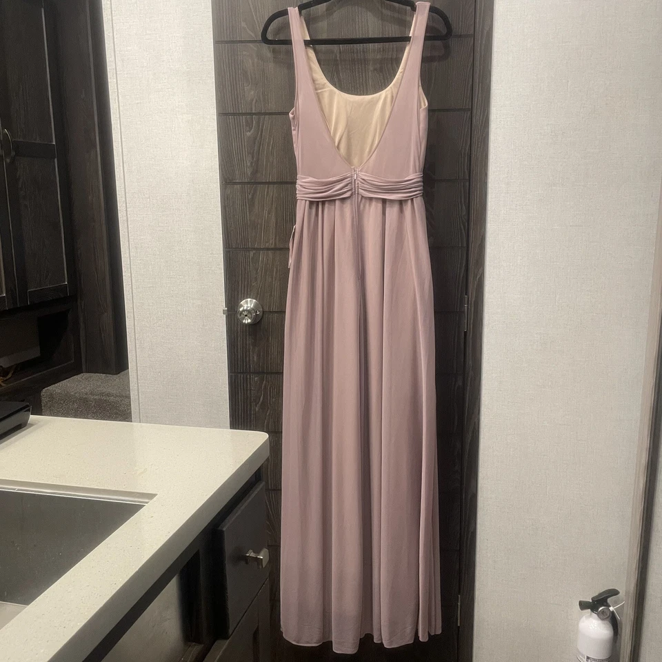 Vestido Jan gris pájaro en malva talla XS Foto 2 de 4