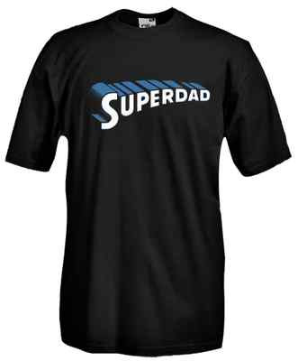 J164 Superdad Superdad Jersey, Super Dad, Father's Day 100% Cotton T-Shirt