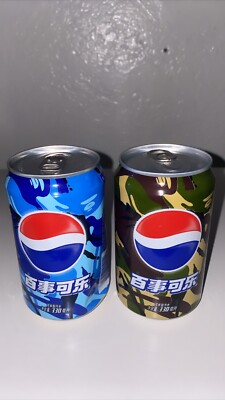 A BATHING APE - APE×PEPSI 缶 12本セット A BATHING APE BAPE X Pepsi Moonface Logo Camo Soda Cans Blue