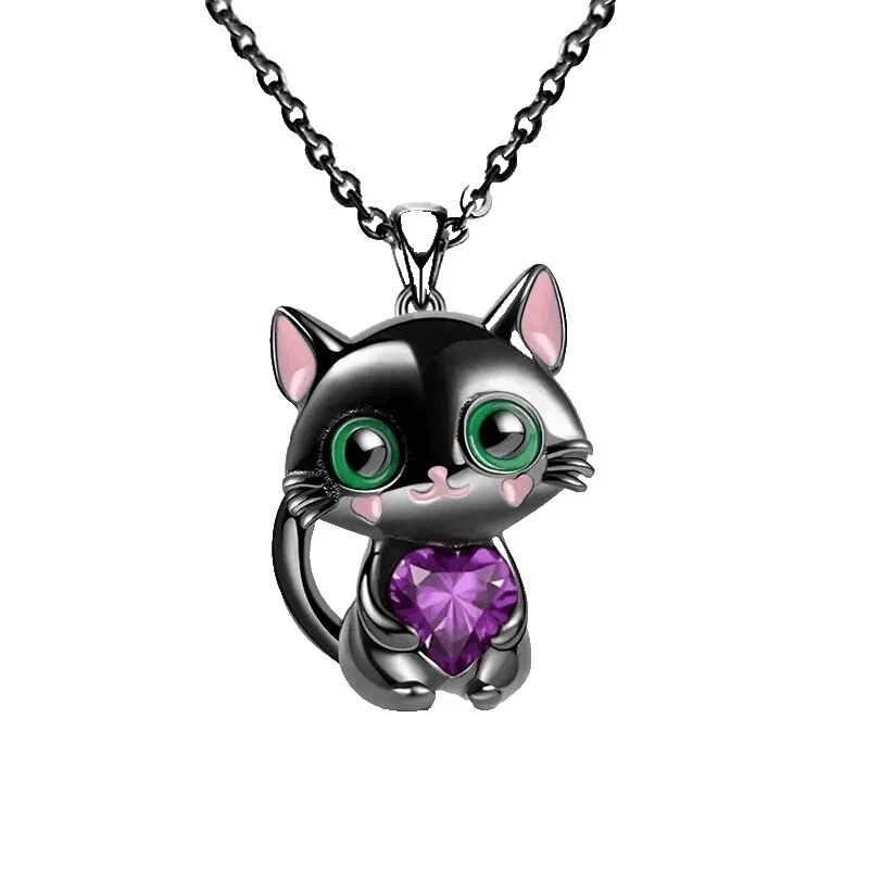 Collares y colgantes De moda Negro Animal