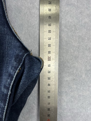 Threadz Denim Jeans High Waisted Zip Closure Dark Blue Size M Medium High Waist - Picture 7 of 13