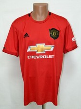 MANCHESTER UNITED 2019/2020 HOME FOOTBALL SHIRT ADIDAS SIZE XL ADULT